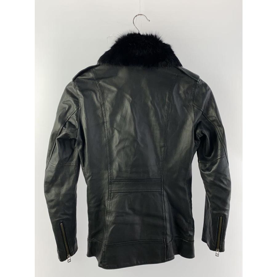 5351 POUR LES FEMMES◇レザーダブルライダースジャケット/1/羊革/BLK