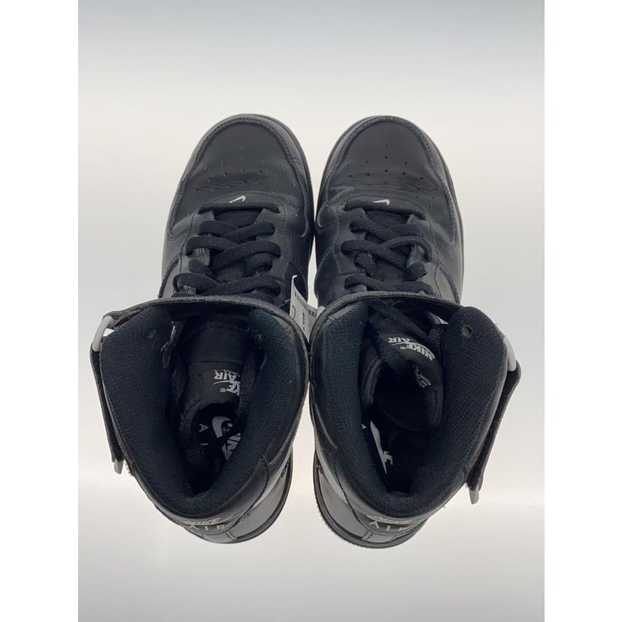 NIKE◇AIR FORCE 1 MID 07_エアフォース ミッド 07/27cm/BLK