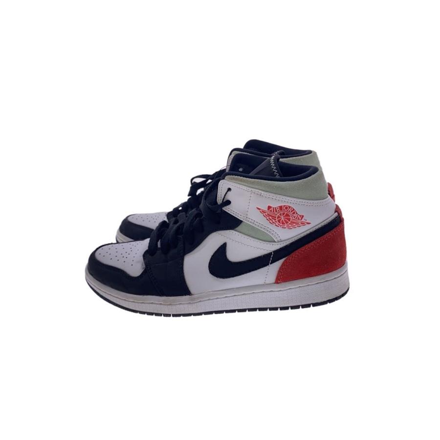 NIKE◇AIR JORDAN 1 MID SE_エアジョーダン ミッド SE/25cm/WHT
