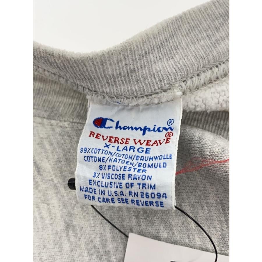 Champion◇90s/刺繍タグ/リバースウィーブ/NAVY/USA製/XL/コットン/GRY