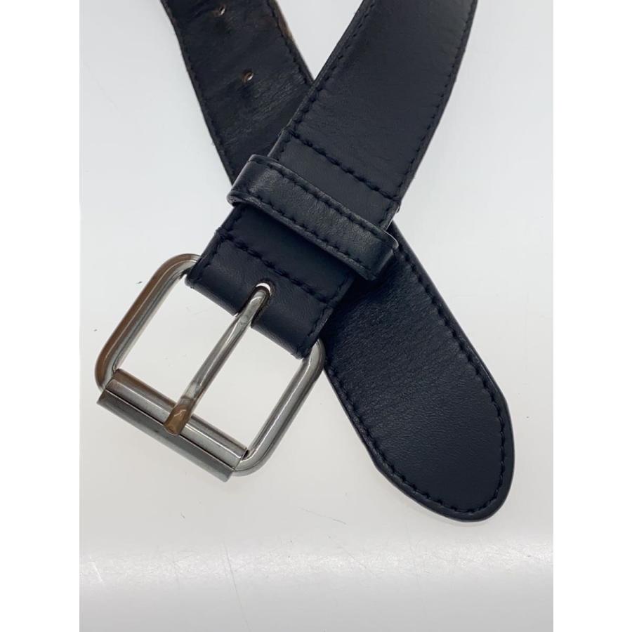 Supreme◇18SS/Studded Logo Belt/L/レザー/BLK/メンズ : セカンド