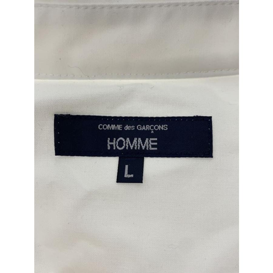 COMME des GARCONS HOMME◇AD2025/ジャケット/L/コットン/WHT/HP-B008