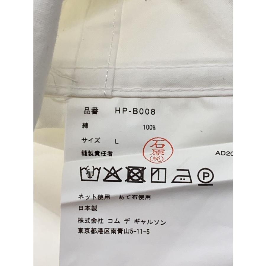 COMME des GARCONS HOMME◇AD2025/ジャケット/L/コットン/WHT/HP-B008