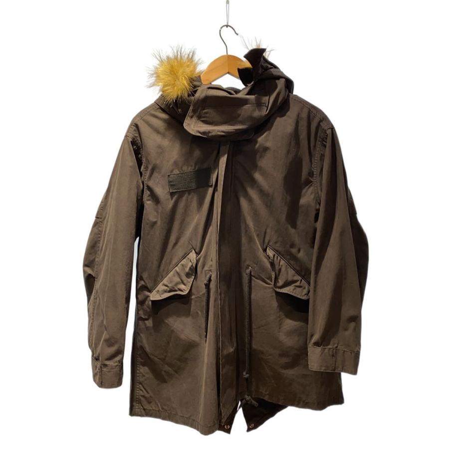 HOUSTON◇M-65/フィッシュテールパーカー/モッズコート/XXS/コットン