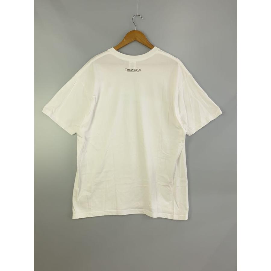 Supreme◇21AW/Tiffany&Co./Box Logo Tee/Tシャツ/XL/コットン/WHT