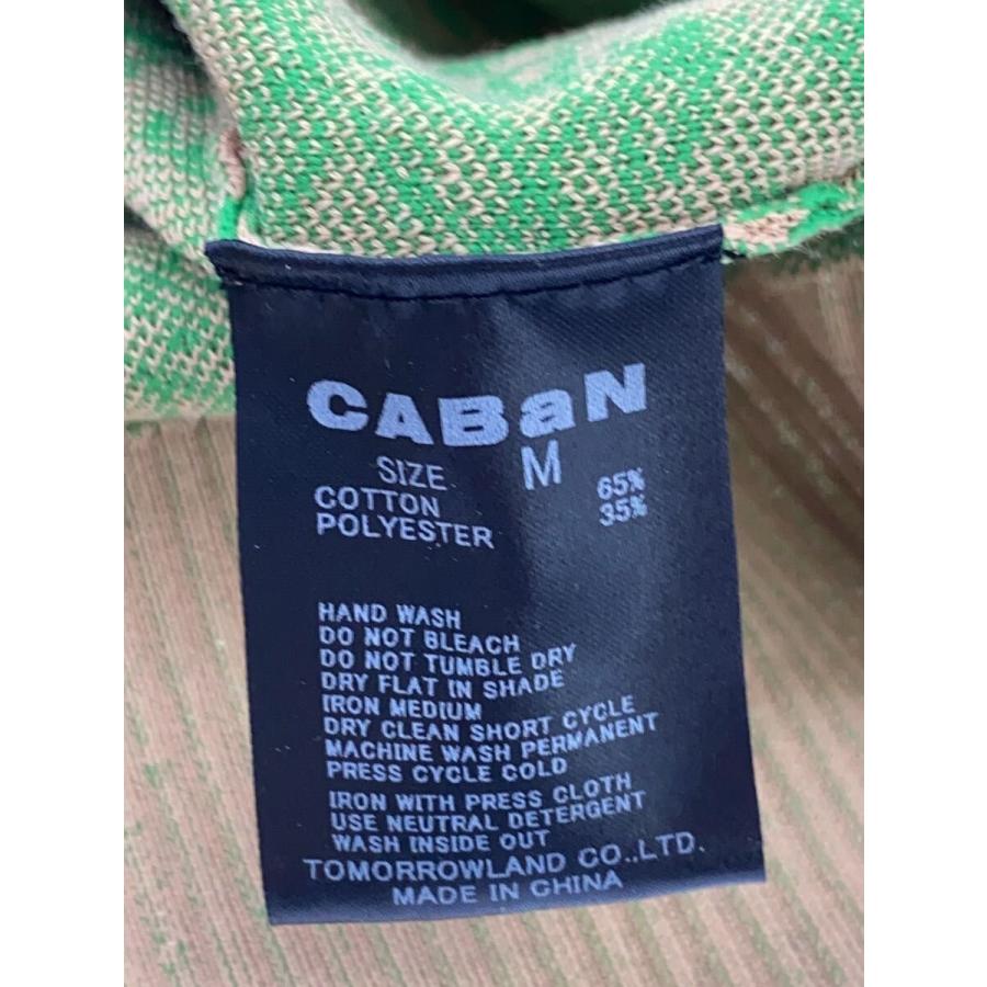 CABaN◇コットンポリエステルコスタリカンジャカードVネック