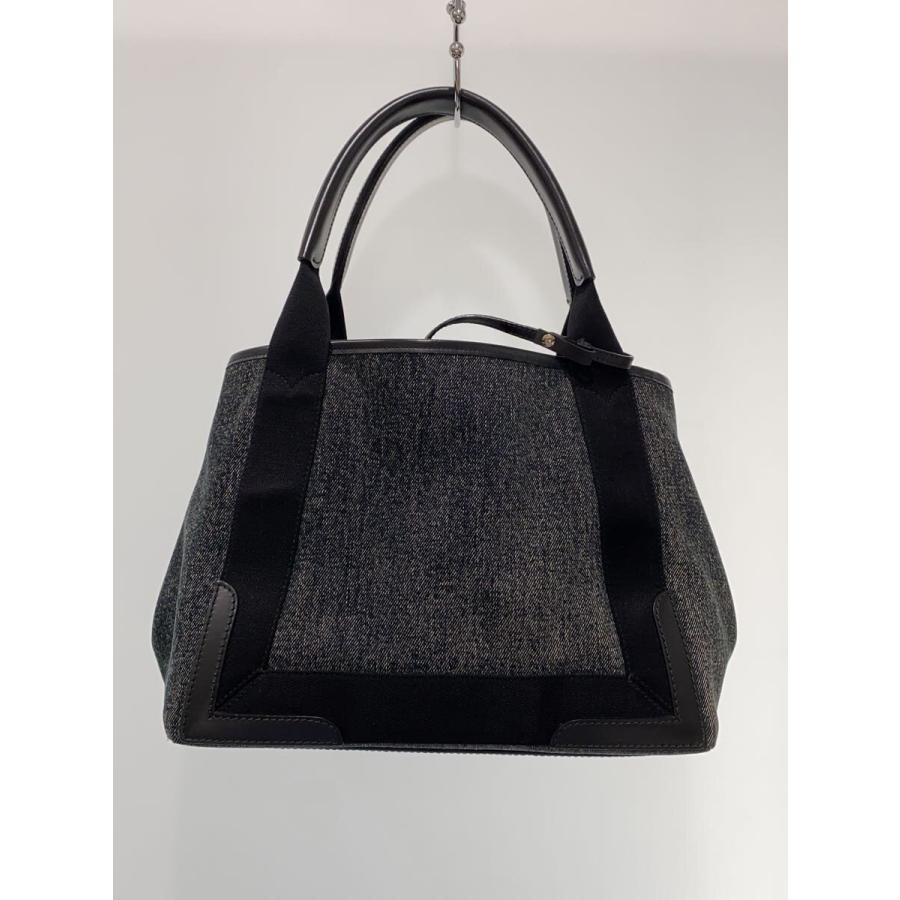 BALENCIAGA◇ネイビーカバス/スモール/トートバッグ/デニム/IDG/339933