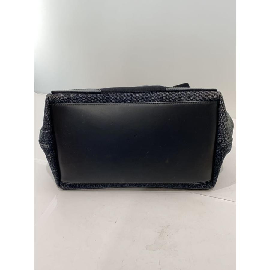 BALENCIAGA◇ネイビーカバス/スモール/トートバッグ/デニム/IDG/339933