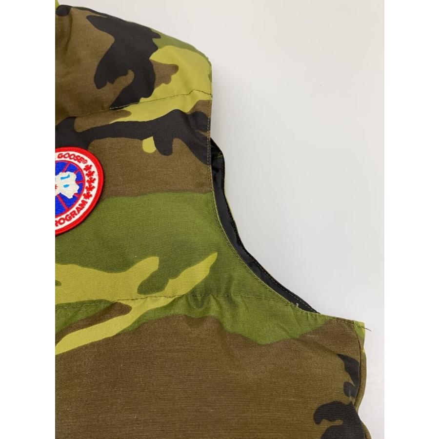 CANADA GOOSE◇ダウンベスト/M/ポリエステル/マルチカラー/カモフラ 