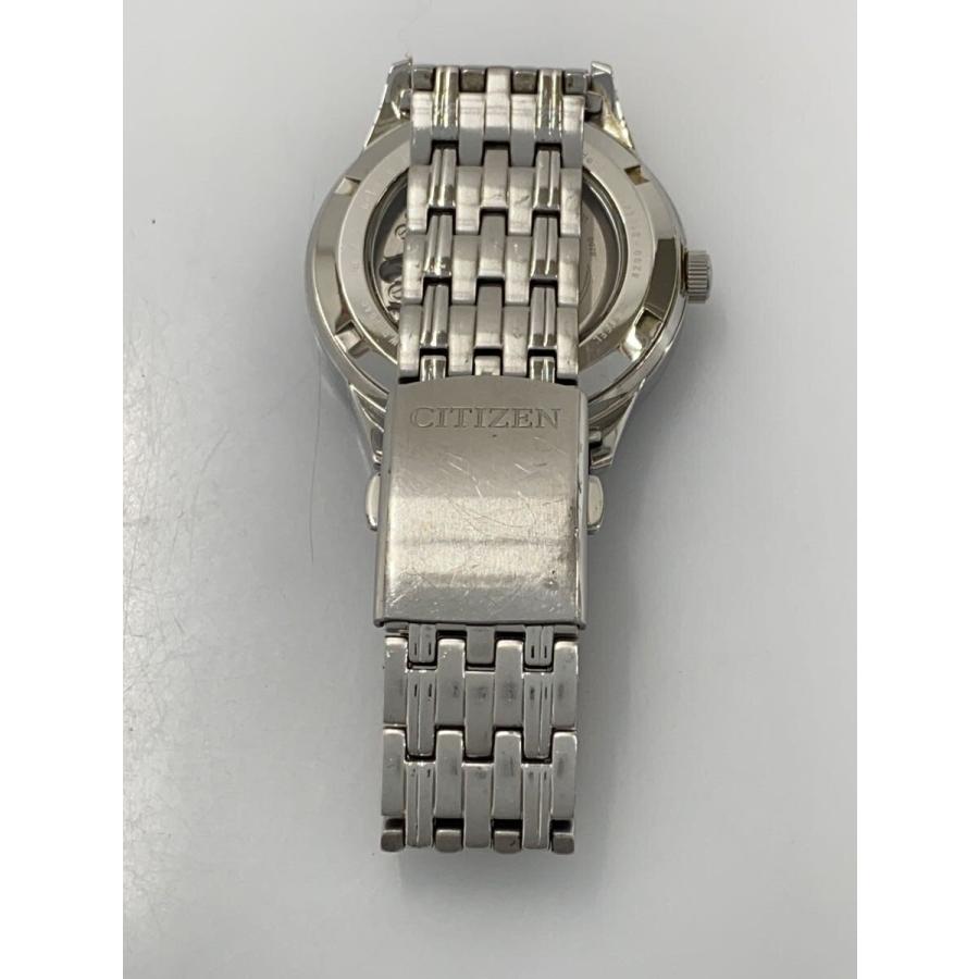 CITIZEN◇自動巻腕時計/アナログ/ステンレス/BLK/SLV/8200-S104416