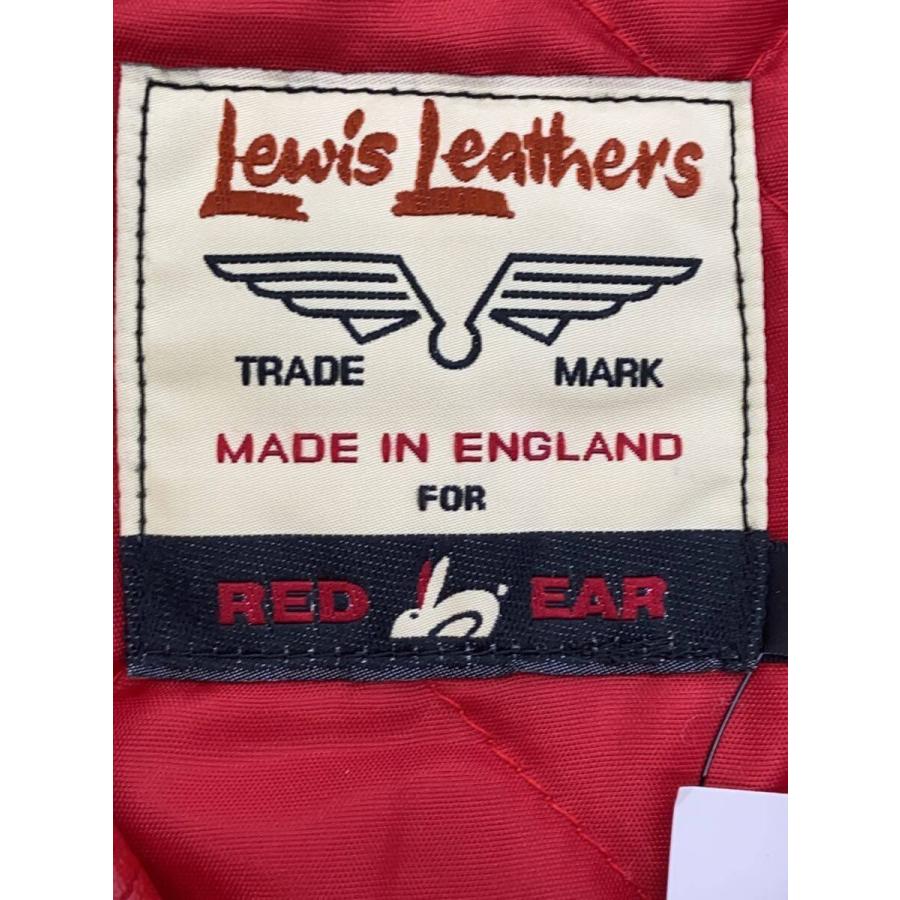 Lewis Leathers◆ダブルライダースジャケット/L/牛革/RED/463909// |  | 02