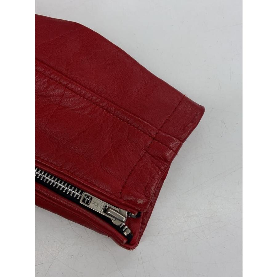 Lewis Leathers◆ダブルライダースジャケット/L/牛革/RED/463909// |  | 08