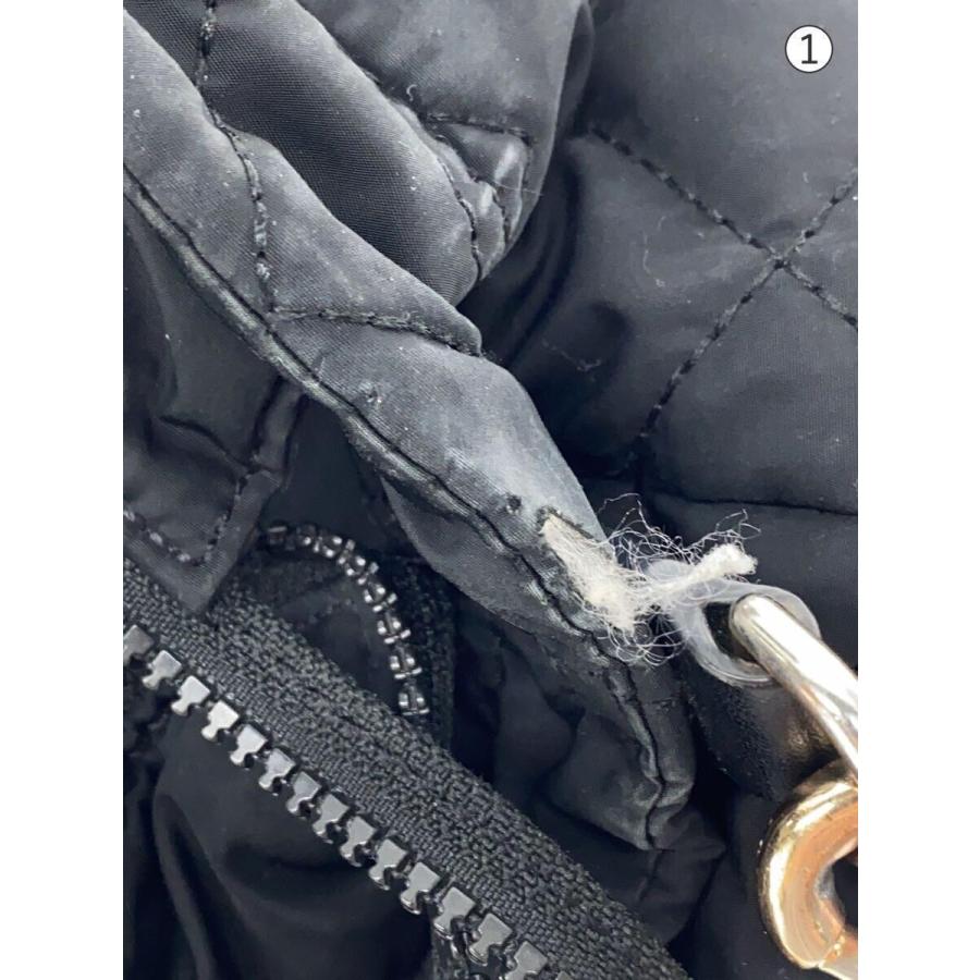 MARC JACOBS◇ショルダーバッグ/ポリエステル/BLK/QC-038325 MARC JACOBS◇ショルダーバッグ/ポリエステル/BLK/QC-038325