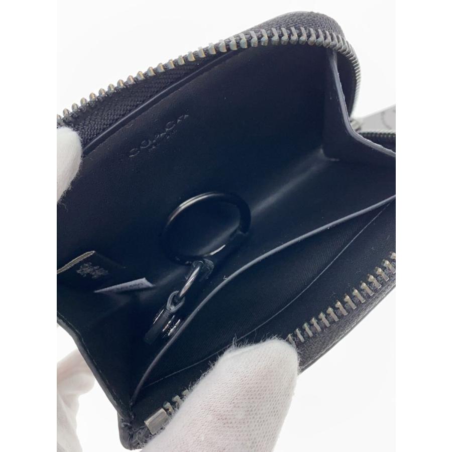 COACH ブラック レザー キーケース COACH（コーチ） キーケース 6 リング キー ケース・シグネチャー