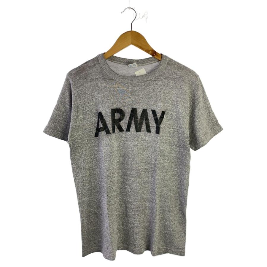 Champion◇Tシャツ/L/ポリエステル/GRY/無地/80s/トリコタグ後期/usa製