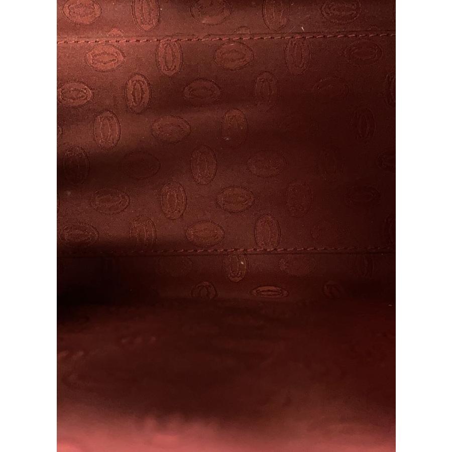 Cartier◇ボストンバッグ/マストライン/ミニボストン/レザー/BRD/無地