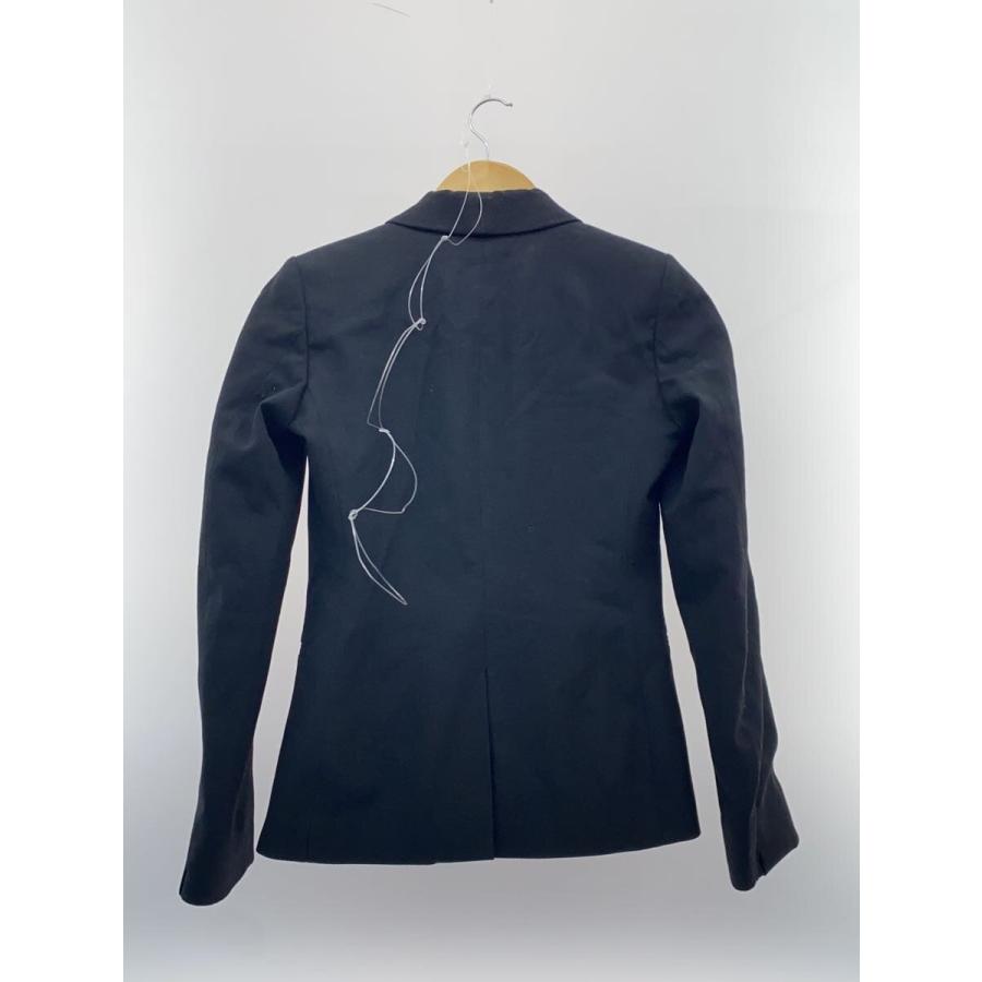 Maison Martin Margiela◇テーラードジャケット/38/ウール/BLK/無地