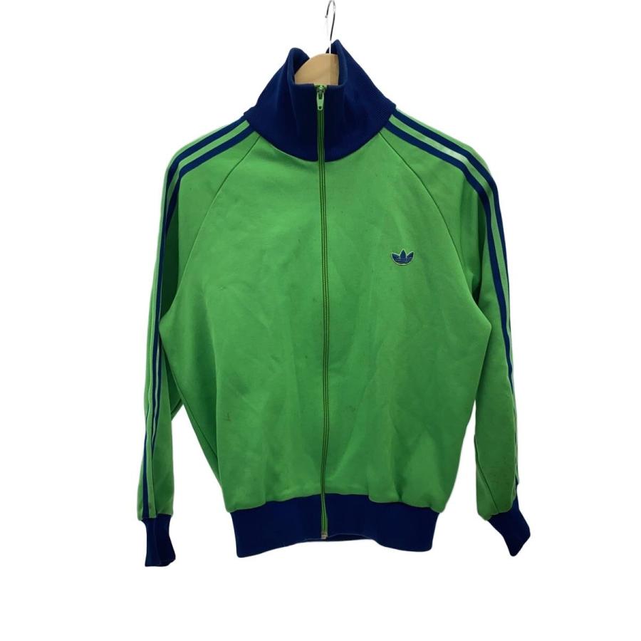 adidas◇デサント製トラックジャケット/3/ポリエステル/GRN : セカンド