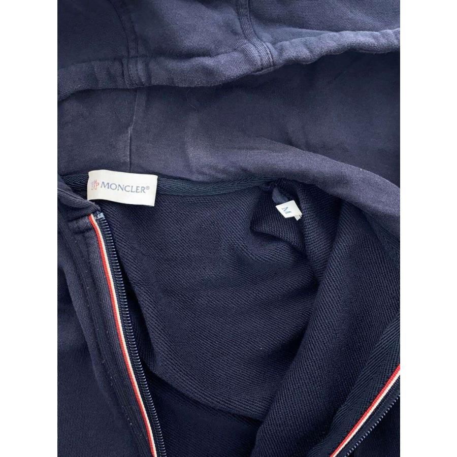 MONCLER◇パーカー/M/コットン/NVY : セカンドストリートYahoo!店 