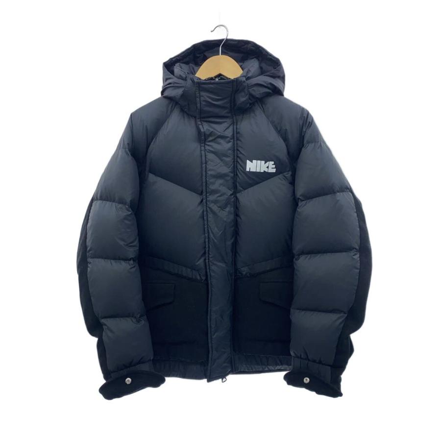 sacai×NIKE ダウンジャケット Mサイズ　サカイ/ナイキ NIKE◇×sacai/ダウンジャケット/M/ナイロン/BLK/CT3269// : セカンド