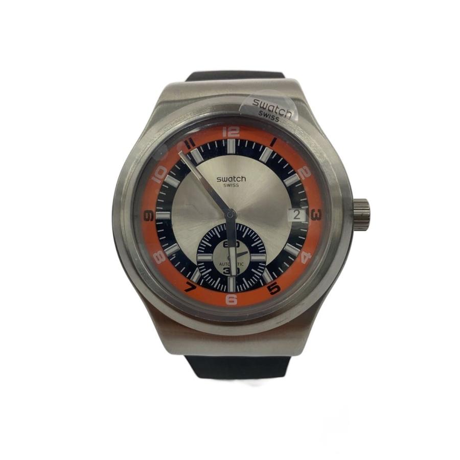 SWATCH◇自動巻腕時計/アナログ/BLK// : セカンドストリートYahoo!店
