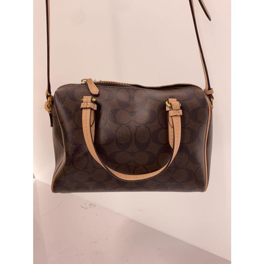COACH◇ショルダーバッグ/ブラウン/総柄/F54352/モノグラム/ミニ 