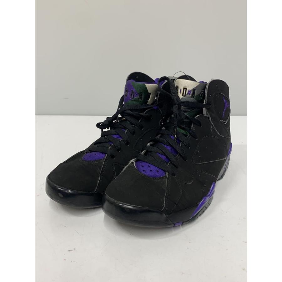 NIKE◇AIR JORDAN 7 RETRO/エアジョーダンレトロ/ブラック/304775-053 