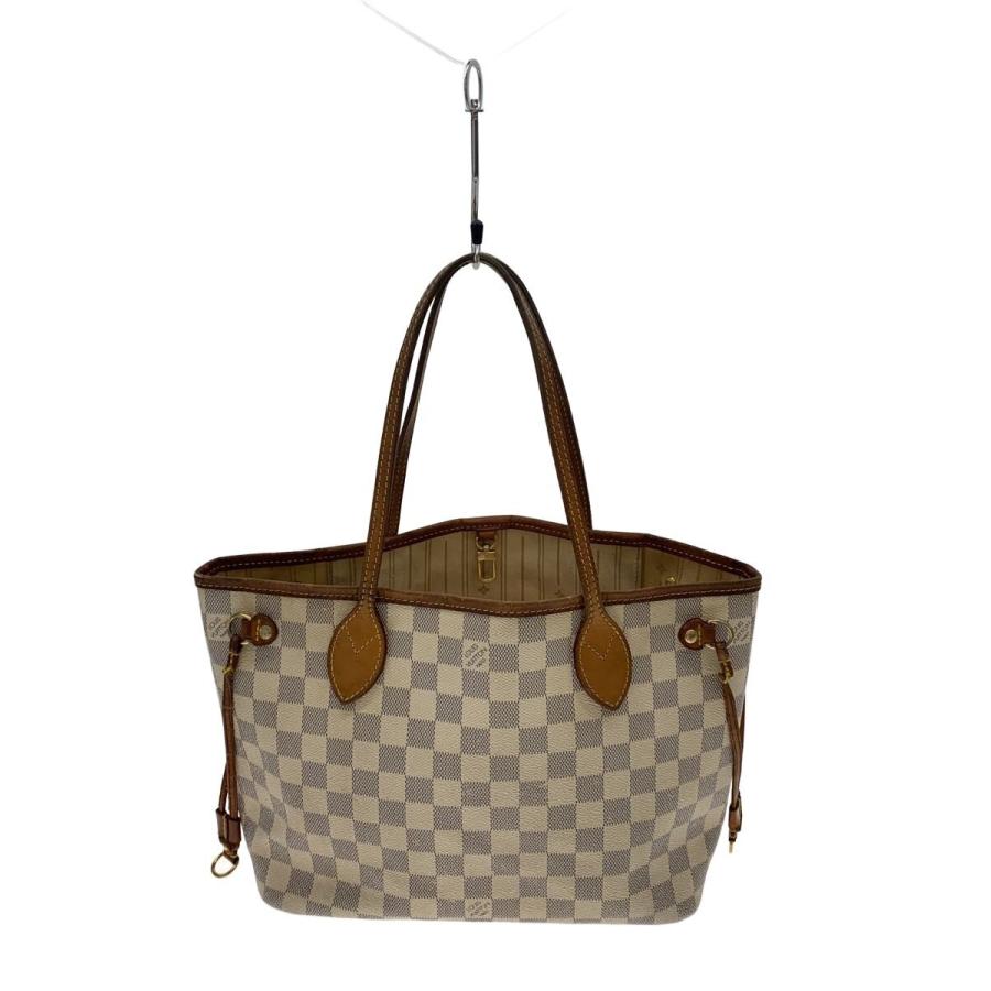 LOUIS VUITTON◇1)ネヴァーフルPM_ダミエ・アズール/PVC/WHT