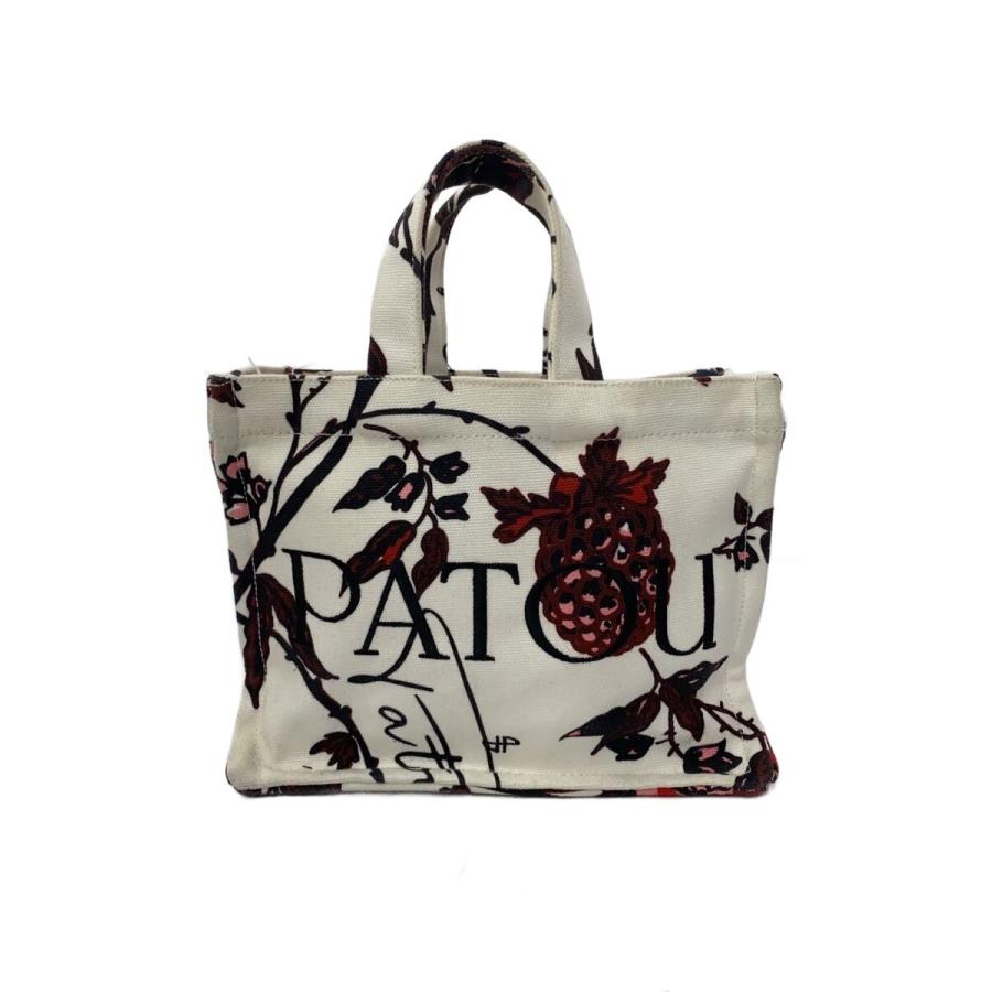 PATOU◇トートバッグ/ホワイト/総柄 : セカンドストリートYahoo!店