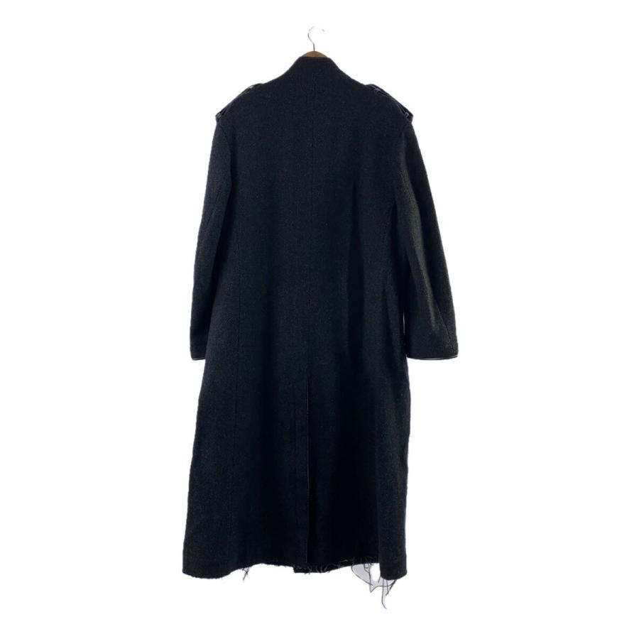 yohji yamamoto POUR HOMME◇コート/3/ウール/BLK/無地/HX-C18-111