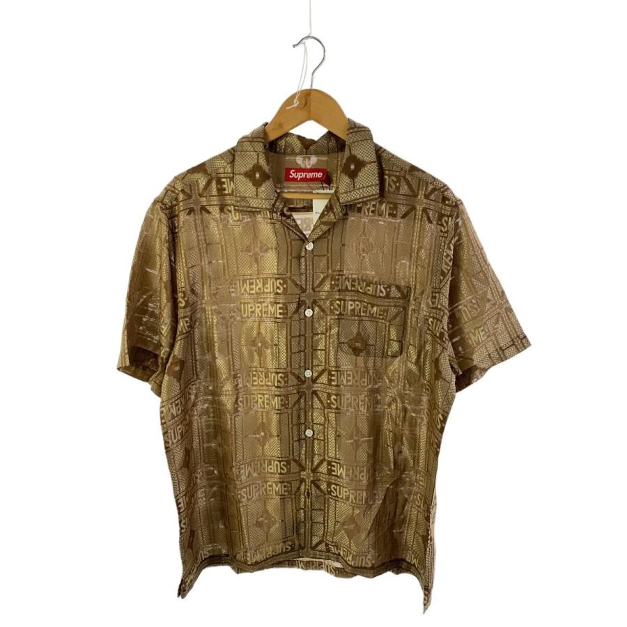 Supreme Tray Jacquard S/S Shirt Tan 【公式通販】