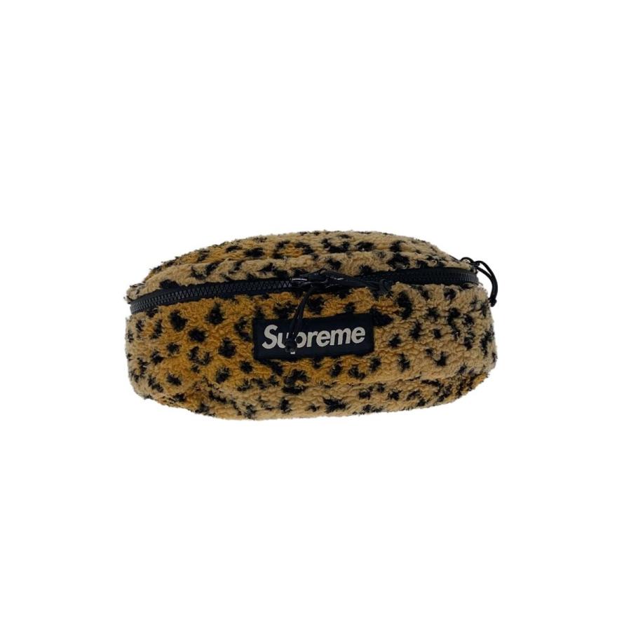Supreme◇17AW/Leopard Fleece Waist Bag/ウエストバッグ/CML