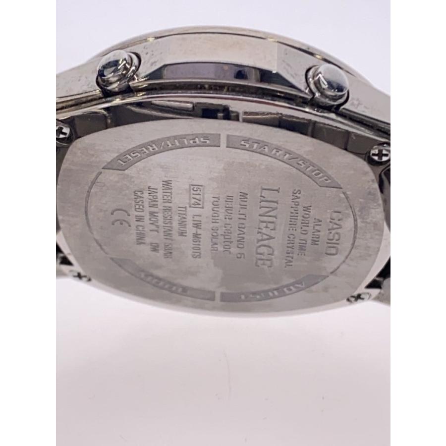 CASIO◇LINEAGE/ソーラー腕時計/アナログ/LIW-M610TS// : セカンド