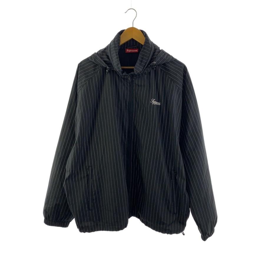 ジャケット・アウター Supreme Reflective Pinstripe TrackJacket Supreme◇Reflective Pinstripe Track Jacket/ジャケット/XL/BLK