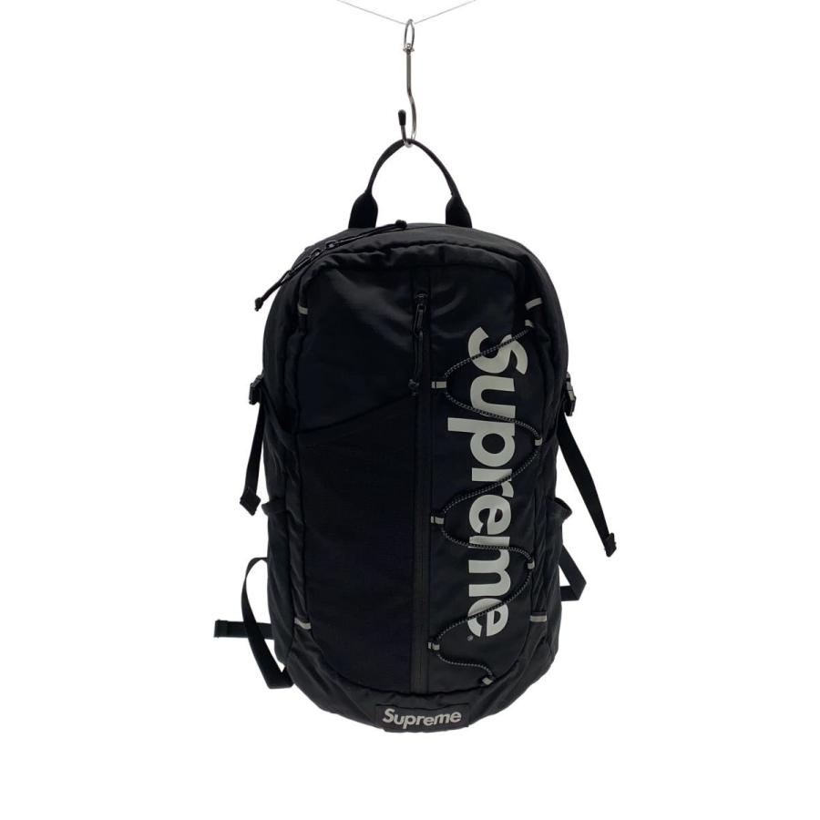 s*7様 最終値下げ【超希少】2017コラボsupremeLACOSTEナイロン Supreme◇リュック/ナイロン/BLK/17SS : セカンドストリートYahoo!店