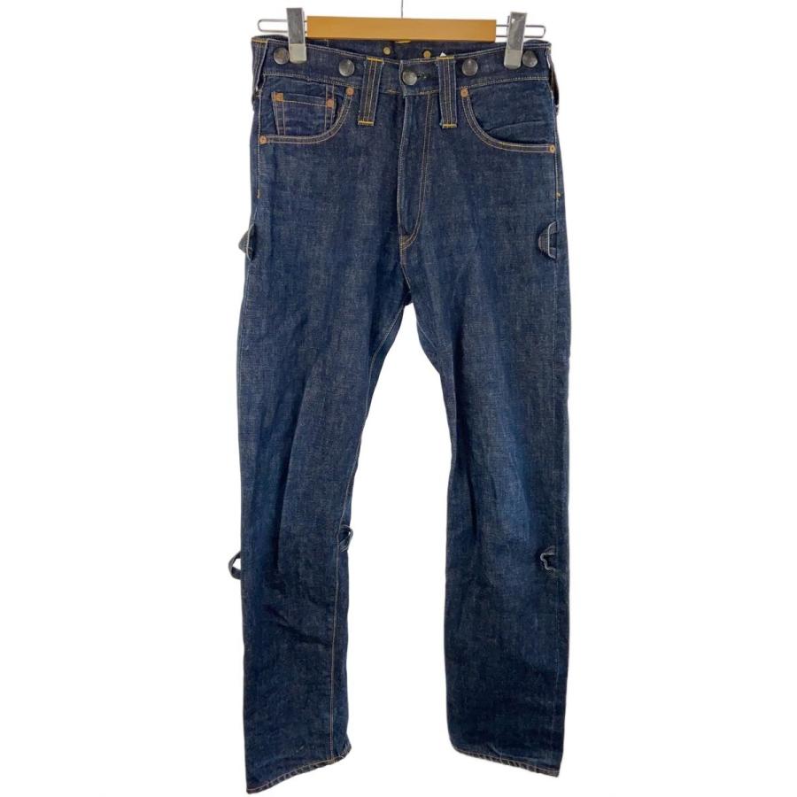 EVISU デニムパンツ 29x34 EVISU◇ボトム/29/デニム/IDG/無地/Lot2536/バックジップ : セカンド