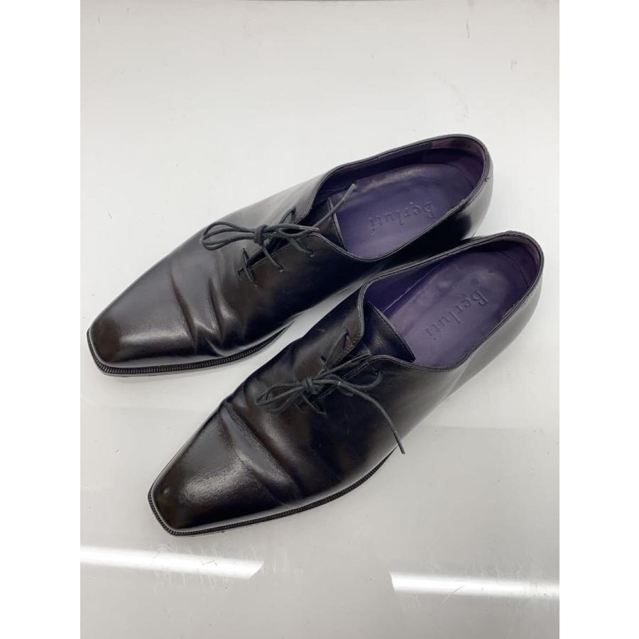 ベルルッティ　黒と紫のレザー ドレスシューズ BERLUTI◇ドレスシューズ/US7.5/BLK/レザー : セカンドストリートYahoo