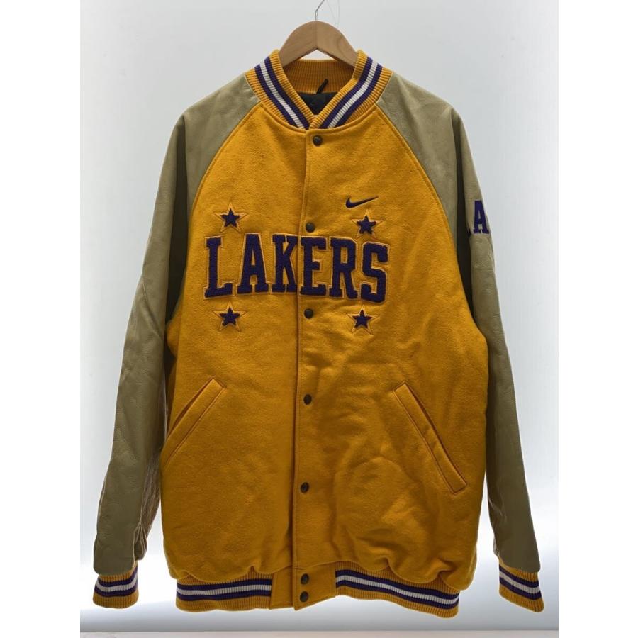NIKE◇スタジャン/XXL/ウール/YLW : セカンドストリートYahoo!店 