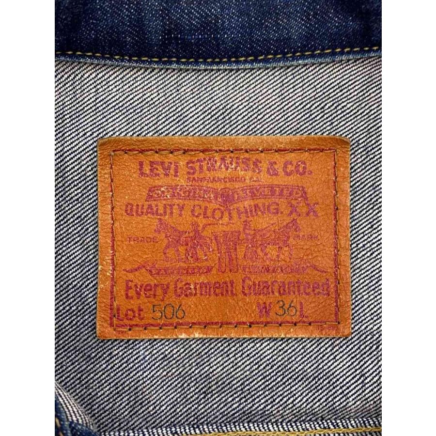 Levi's◇Gジャン/36/デニム/IDG/無地/71506-XX/肩シミ有/状態考慮