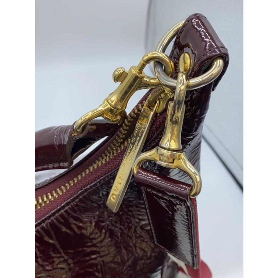 ✨超美品✨ATAO アタオ　ブーブー ショルダーバッグ エナメル　ボルドー 美品】ATAO ブーブーショルダーバッグ エナメル - メルカリ