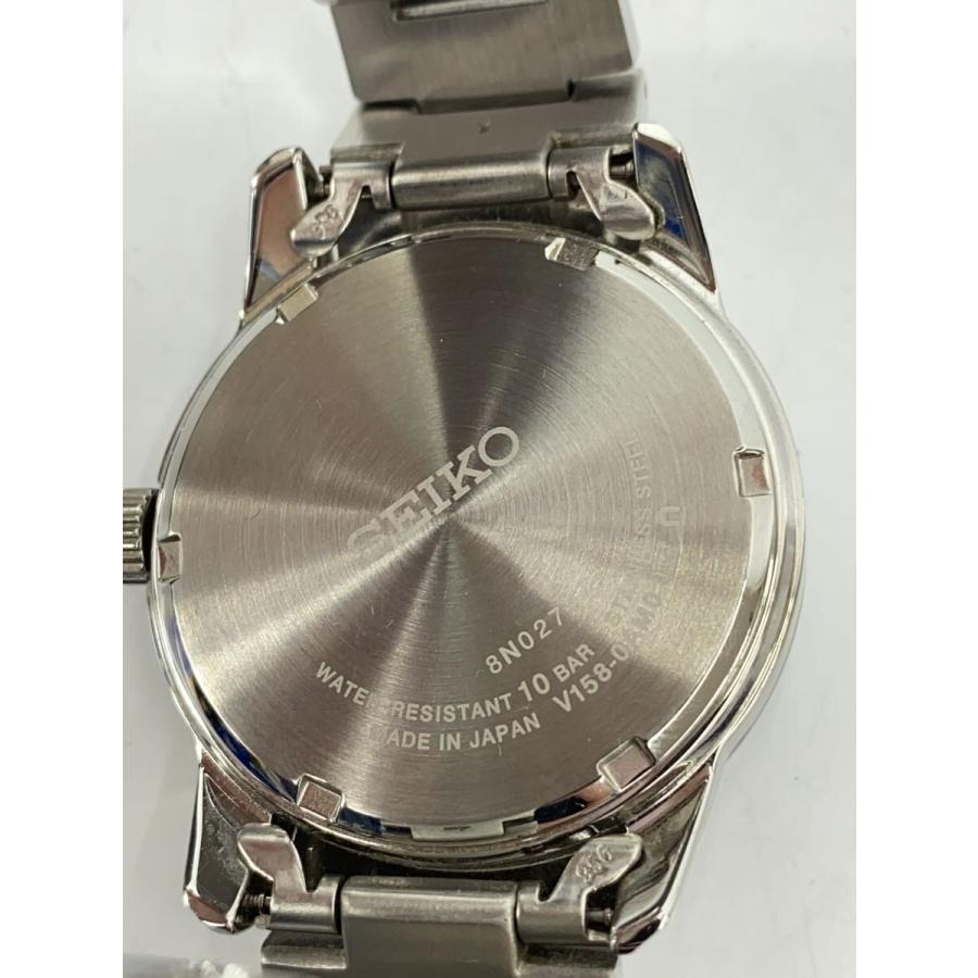 SEIKO SBPX063 ソーラー サファイアガラス デイデイト　ステンレス SEIKO◇ソーラー腕時計/アナログ/ステンレス/BLK/SLV/SS/SBPX063