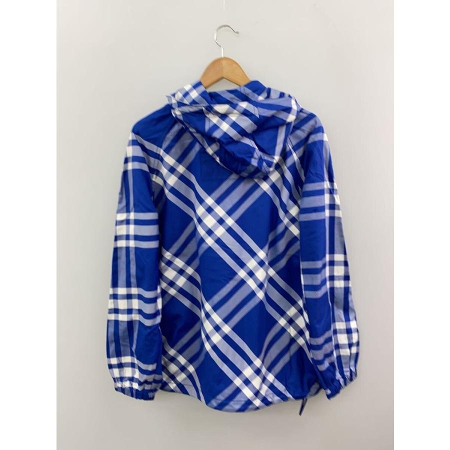 BURBERRY◇embroidered nylon jacketジャケット/S/ナイロン/ブルー