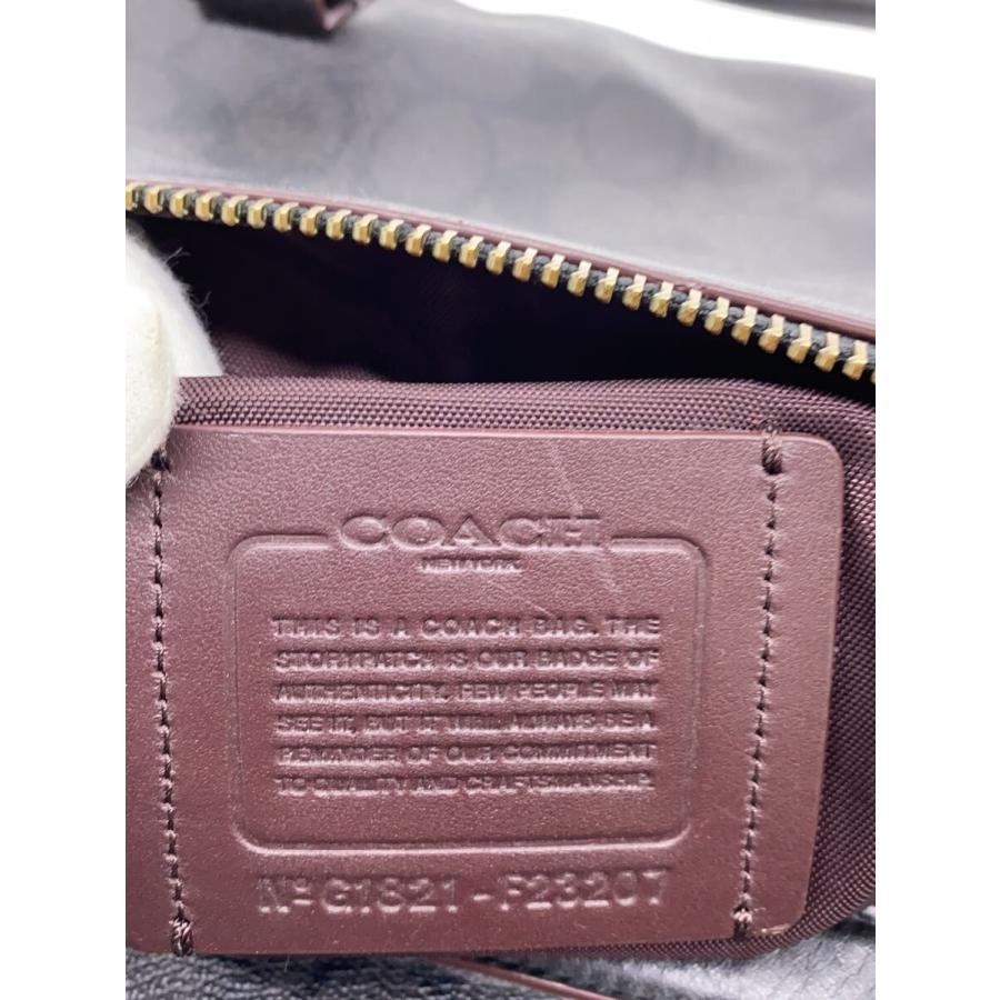 COACH◇ボストンバッグ/レザー/BLK/総柄/F23207// : セカンド