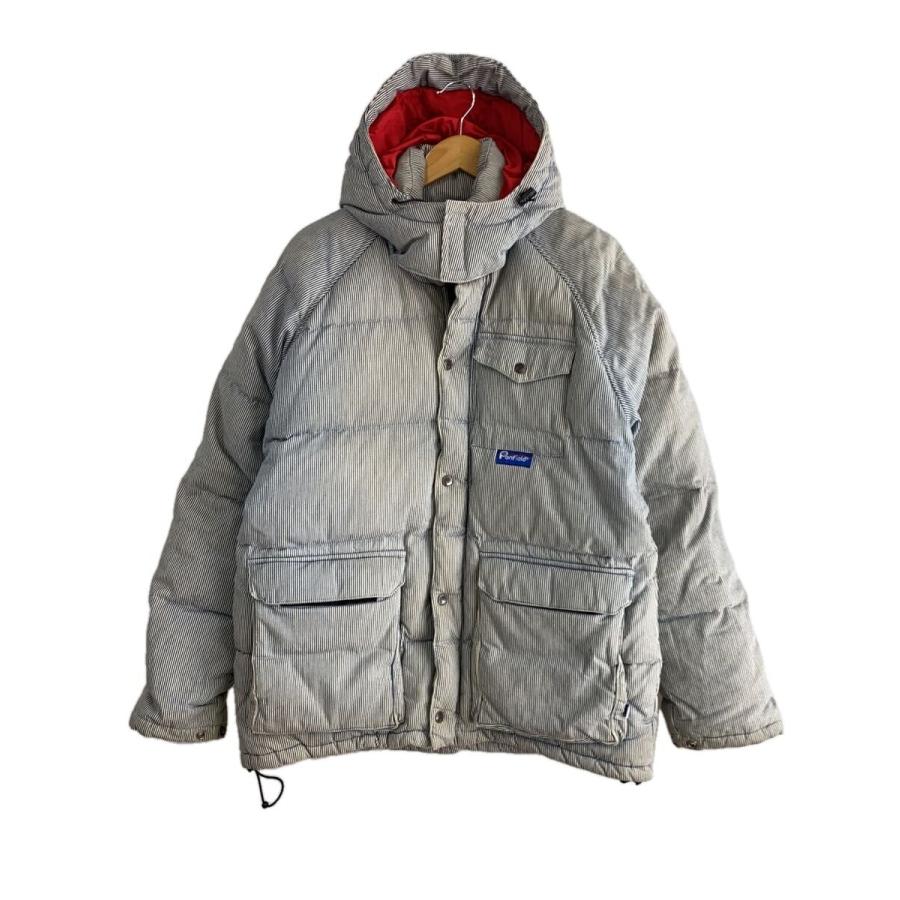 STUSSYダウン STUSSY◇ダウンジャケット/M/コットン/GRY/ストライプ// : セカンド