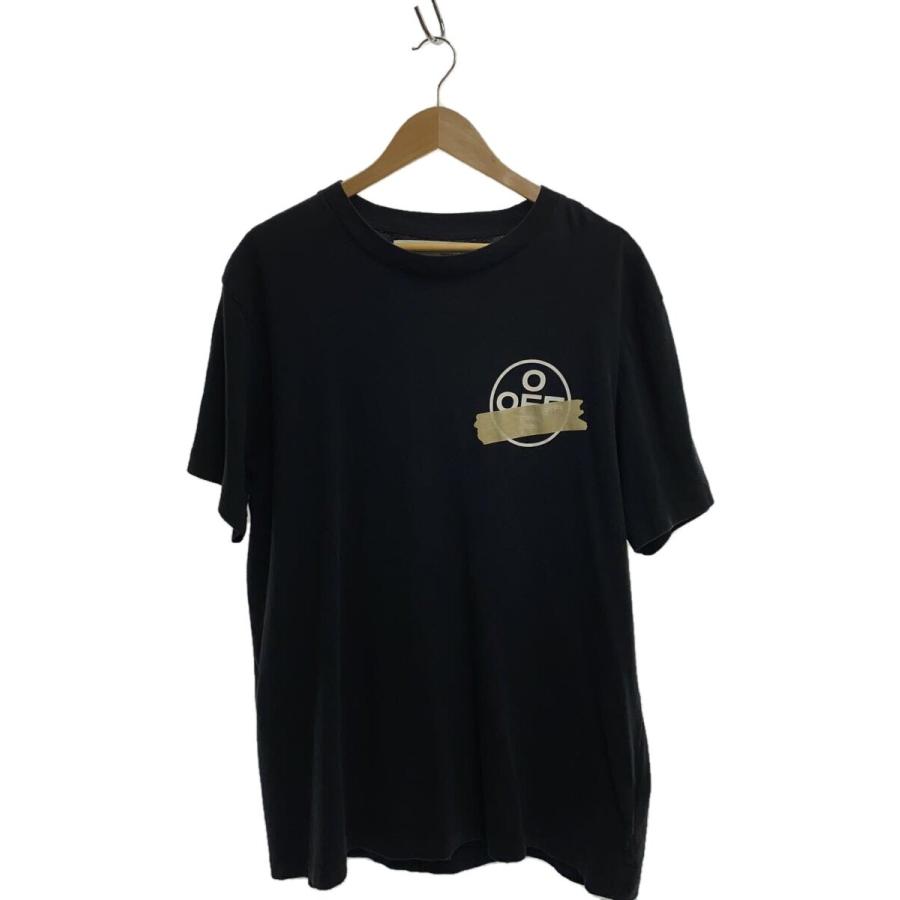 OFF-WHITE◇Tシャツ/XS/コットン/BLK/OMAA038R20185002 OFF-WHITE◇Tシャツ/XS/コットン/BLK/OMAA038R20185002