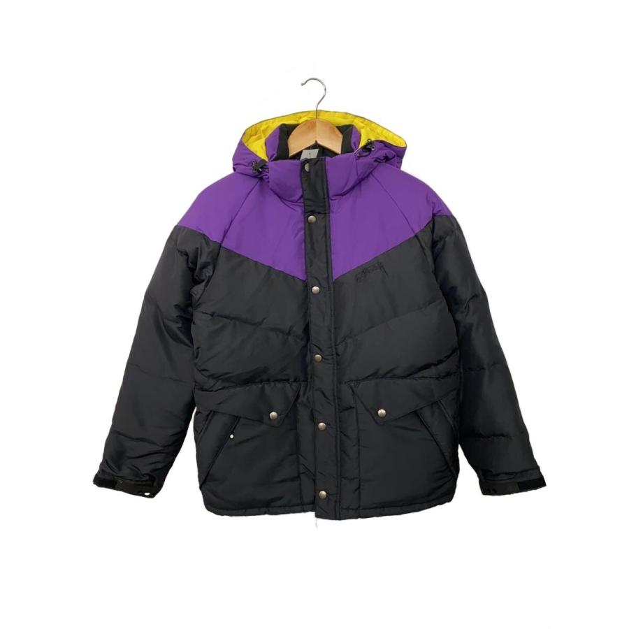 STUSSY◇ダウンジャケット/S/ポリエステル/BLK : セカンドストリート