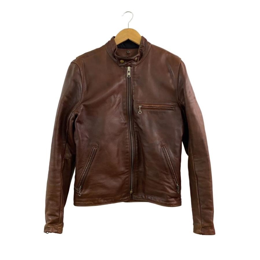 Vanson Leathers シングルライダースジャケット 40 VANSON◇シングルライダースジャケット/40/牛革/BRW : セカンド
