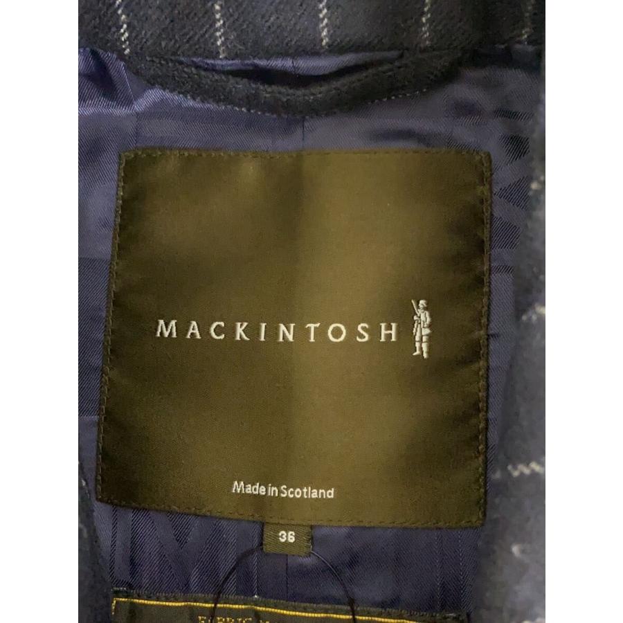 MACKINTOSH◇×Loro Piana/英国製/ステンカラーコート/36/ウール/NVY