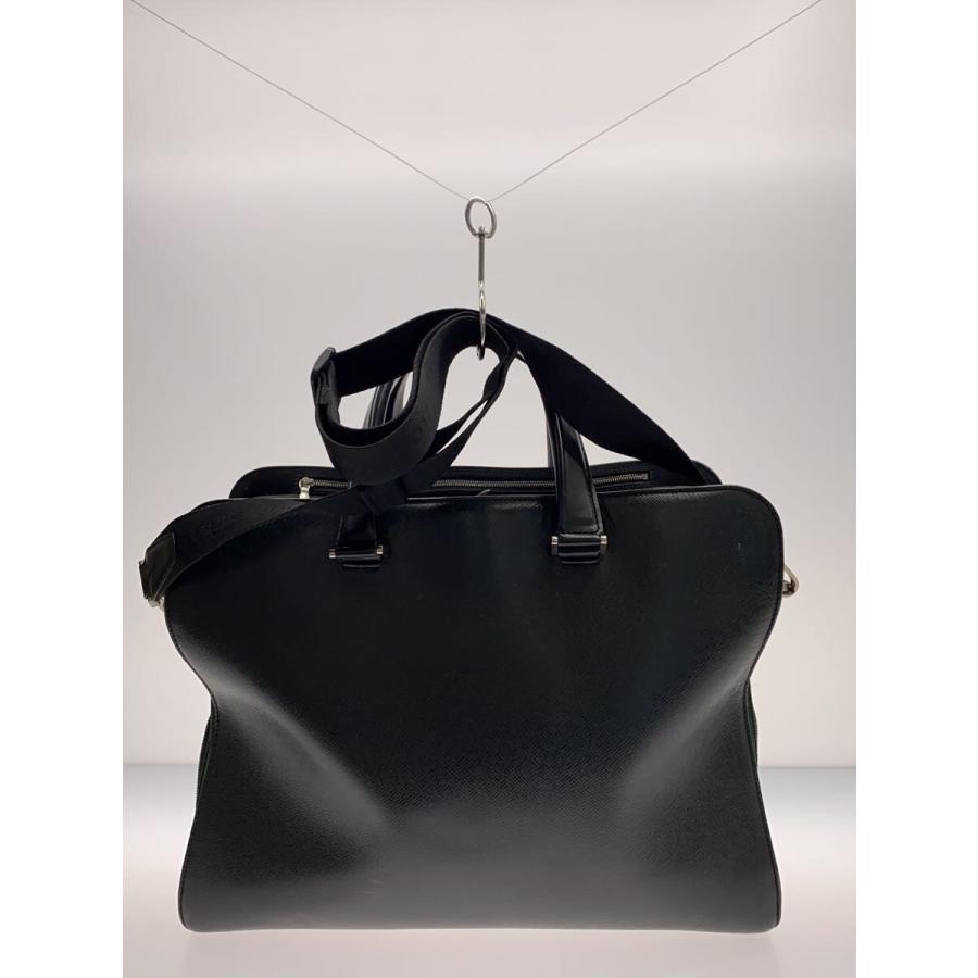 LOUIS VUITTONタイガ ネフスキー ビジネスバッグ LOUIS VUITTON◇ネフスキー_タイガ/レザー/BLK// : セカンドストリート