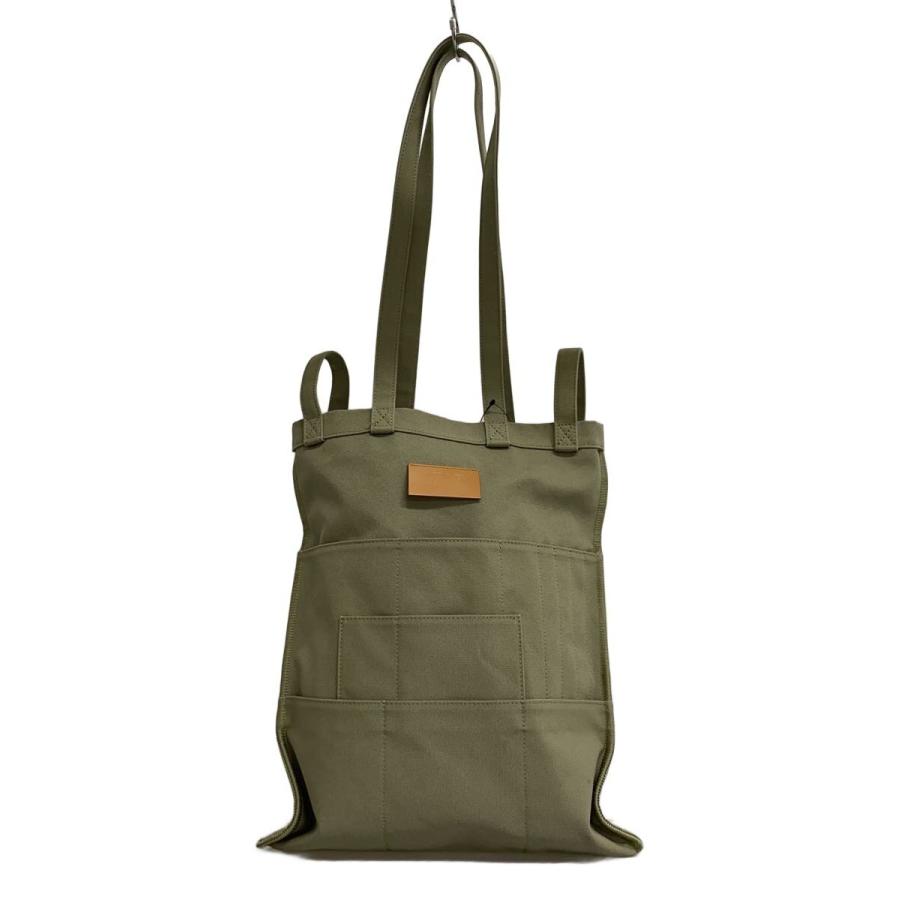 【本日限定特価】MM6 トートバッグ MM6◇トートバッグ/キャンバス/GRN// : セカンドストリートYahoo!店